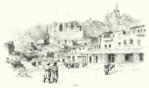 Leh (engraving) by English School