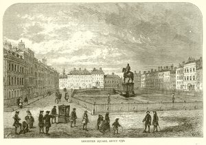 Leicester Square, About 1750 by English School