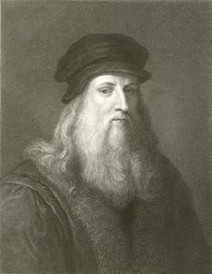 Leonardo da Vinci by English School