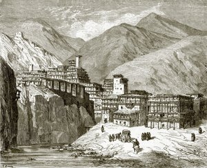 Lesghian Village of Begitta by English School