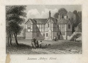 Lesnes Abbey in Kent by English School