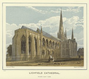Lichfield Cathedral, North East View