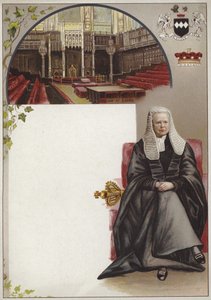 Liebig card featuring the Earl of Halsbury