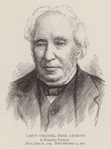Lieutenant-Colonel Basil Jackson by English School