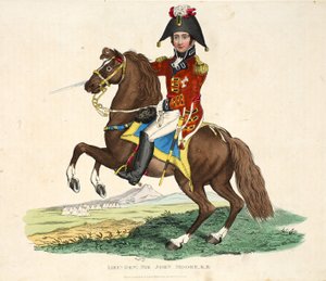 Lieutenant-General Sir John Moore KB, Illustration from An Historical Account of the Battle of Waterloo by William Mudford, 1816