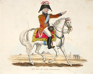 Lieutenant-General Sir Ralph Abercrombie, Illustration from An Historical Account of the Battle of Waterloo by William Mudford, 1816 by English School