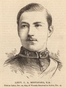 Lieutenant C A Montanara, RA