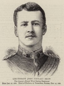 Lieutenant John Stewart Shaw