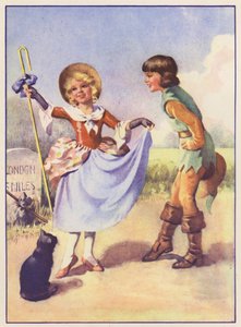 Little Bo Peep and Dick Whittington by English School