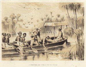 Livingstone and Stanley on the Rusizi
