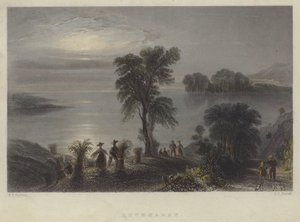Lochmaben, Scotland (engraving) by English School