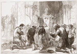 Lollards making abjuration of their faith by English School