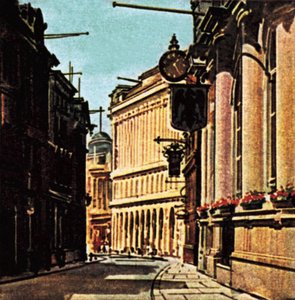 Lombard Street in the City of London