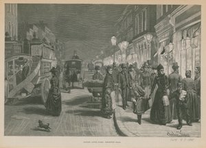 London After Dark: Brompton Road by English School