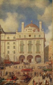 London County Fire Office, Piccadilly Circus by English School