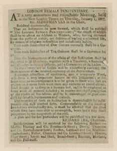 London Female Penitentiary, Clerkenwell by English School