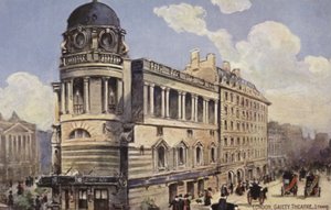 London Gaiety Theatre, Strand by English School