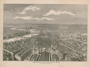 London Traffic as Seen from the Top of St Pauls by English School