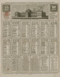 London Almanack for the Year of Our Lord 1793 by English School