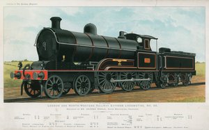 London and North-Western Railway Express Locomotive by English School