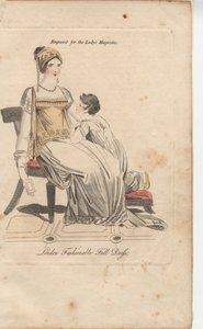 London Fashionable Full Dress by English School