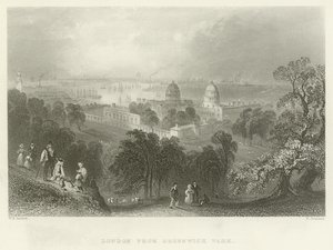 London from Greenwich Park by English School