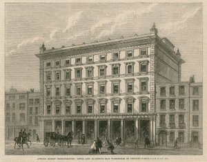 London street improvements: Lewis and Allenbys silk warehouse in Conduit Street