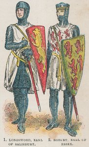 Longsword, Earl of Salisbury; Robert, Earl of Essex by English School
