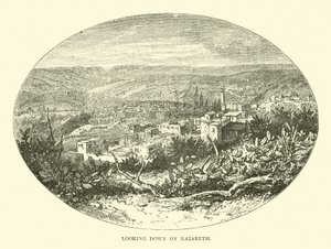 Looking down on Nazareth by English School