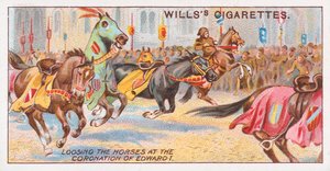 Loosing the Horses at the Coronation of Edward I