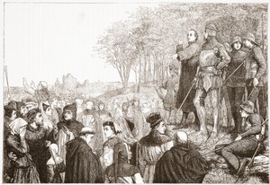 Lord Cobham at a Lollard Preaching