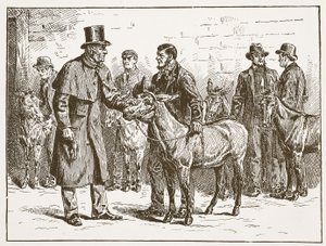 Lord Shaftesbury inspecting a costermonger