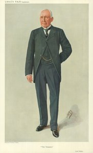 Lord Welby, The Treasury, 10 March 1910, Vanity Fair Cartoon by English School