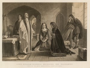 Lord William Russell Receiving the Sacrament Prior to His Execution, 21 July 1683