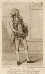Lorenzo Cipriani, in the character of Don Alfonso Scoglio by English School