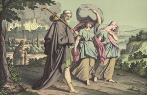 Lot Escaping from Sodom