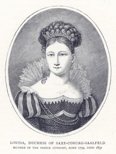 Louisa, Duchess of Saxe-Coburg-Saalfeld by English School