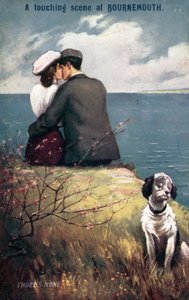 Lovers at Bournemouth, with dog excluded by English School