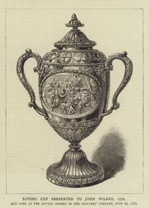 Loving Cup presented to John Wilkes