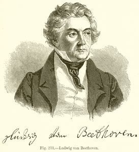 Ludwig Van Beethoven by English School