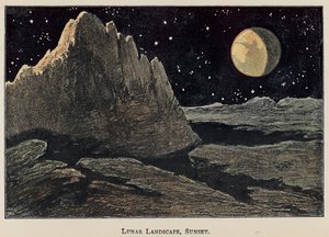 Lunar Landscape, Sunset