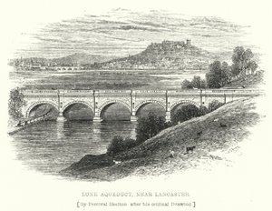 Lune Aqueduct, near Lancaster by English School