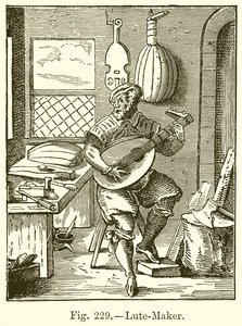 Lute-Maker by English School