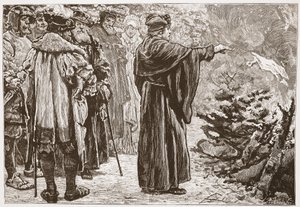 Luther Burning the Pope