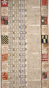 Chronicle of the History of the World from Creation to Woden, with a Genealogy of Edward IV, c.1461 by English School