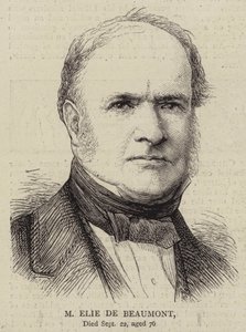 M Elie de Beaumont by English School