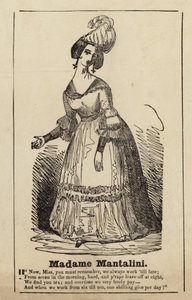 Madame Mantalini from Nicholas Nickleby by English School