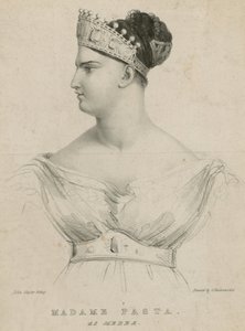 Madame Pasta as Medea by English School