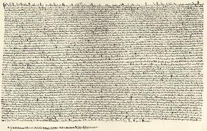 Magna Carta by English School