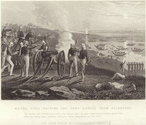 Major Eyre Driving the Oude Rebels from Allahabrad by English School